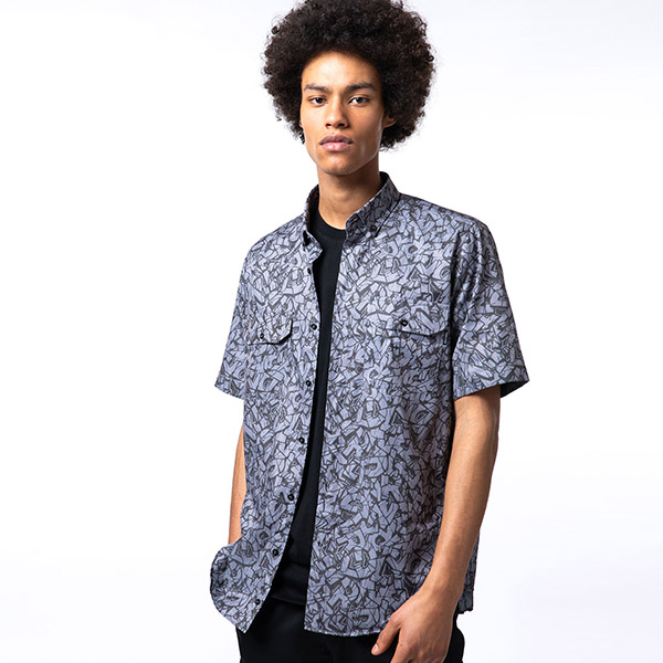 Camicia - Rocks Grey - Dolly Noire Camicia - Rocks Grey - Dolly Noire