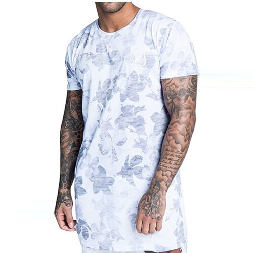 T-Shirt - Negative Floral - SikSilk
